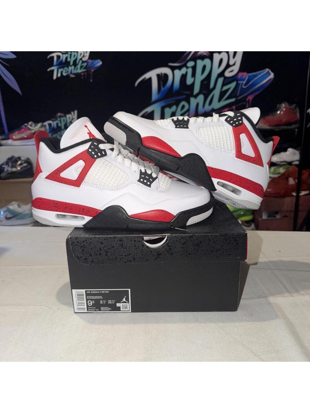 Size 9.5 - Jordan 4 Retro Mid Red Cement